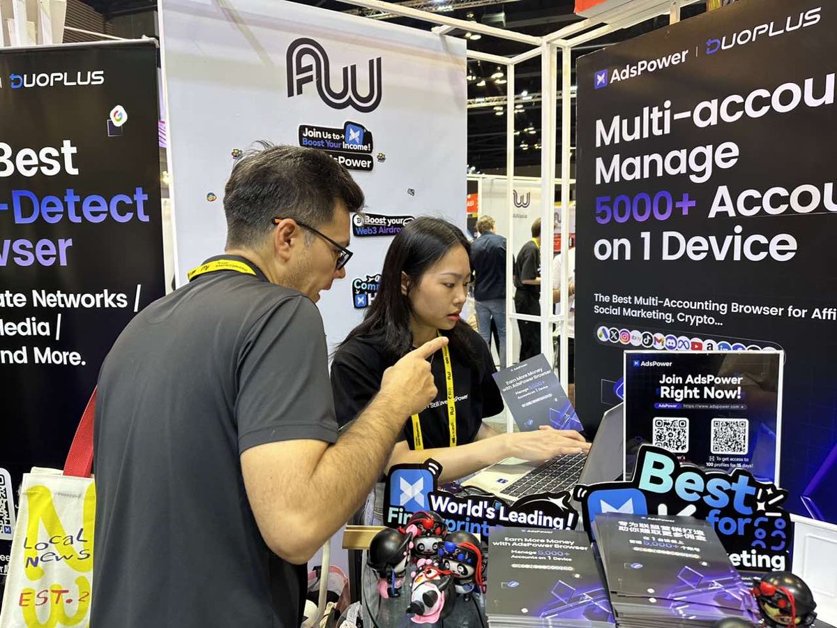 AdsPowerBrowser's tweet photo. Guess who's in Bangkok?
We got some special treats for you! Come to meet AdsPower at BOOTH A26!
See you guys here at #AWasia! 
#adspower #awconference #AffiliateMarketing #exhibition #multiaccount #antidetect
