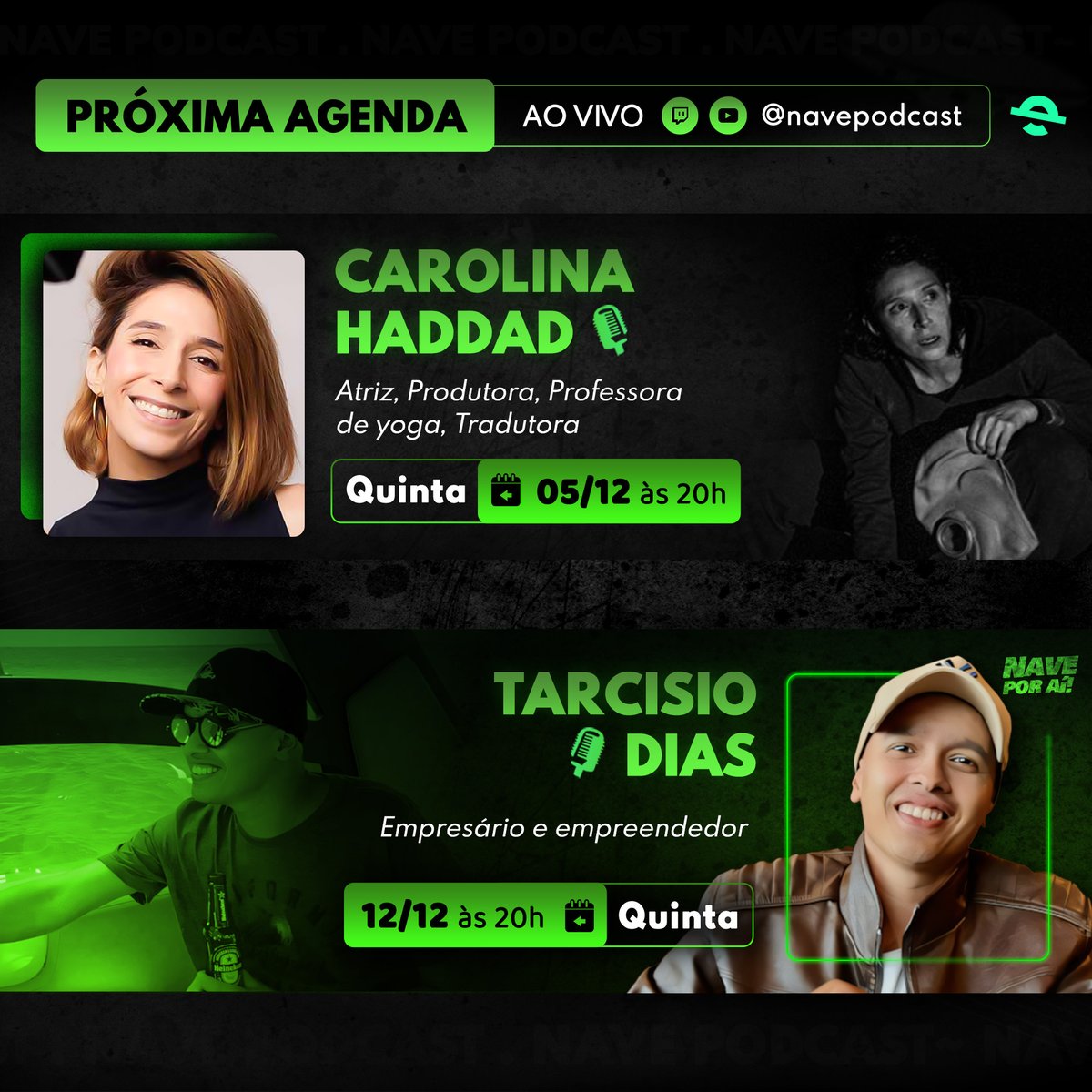 NavePodcast's tweet photo. INÉDITO! Voltamos com dois episódios MUITO especiais! E mais: o episódio 157 será um protótipo de episódio PRESENCIAL, o que estamos chamando de "Nave por Aí!" – praticamente um "podcast itinerante". Bom, sem mais spoilers! Não percam, temos certeza de que vocês vão curtir! 🚀 https://t.co/fj8mPuChEP