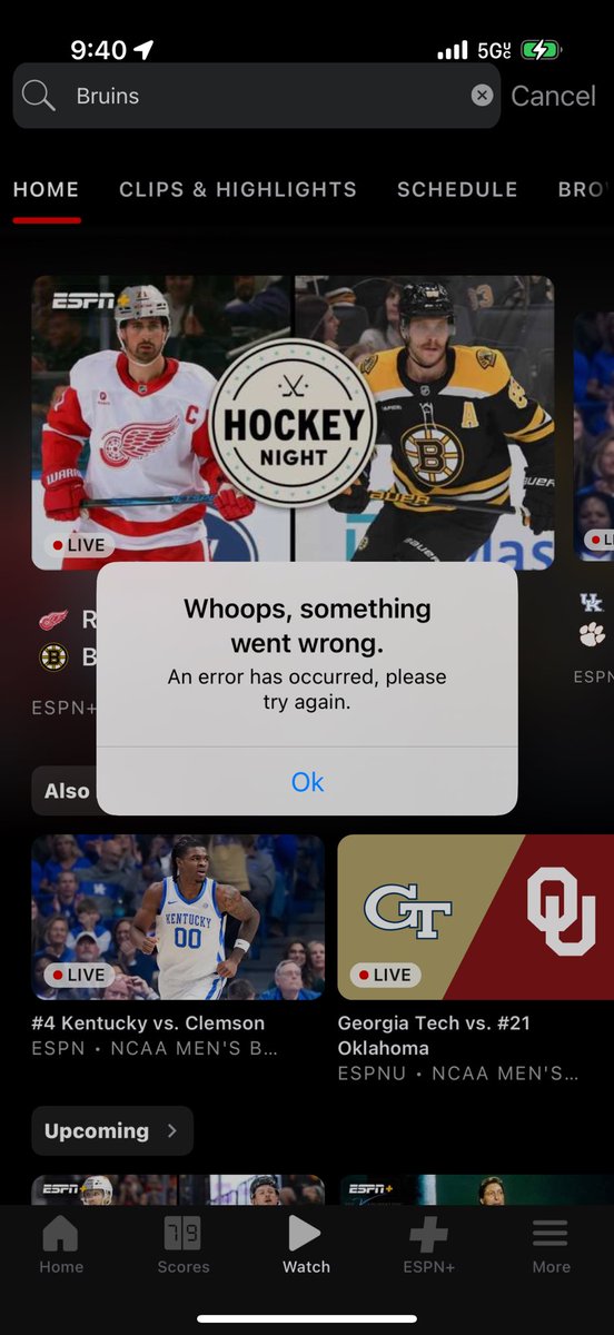 CGOLL10's tweet photo. @espn you suck https://t.co/20zKNmjovD