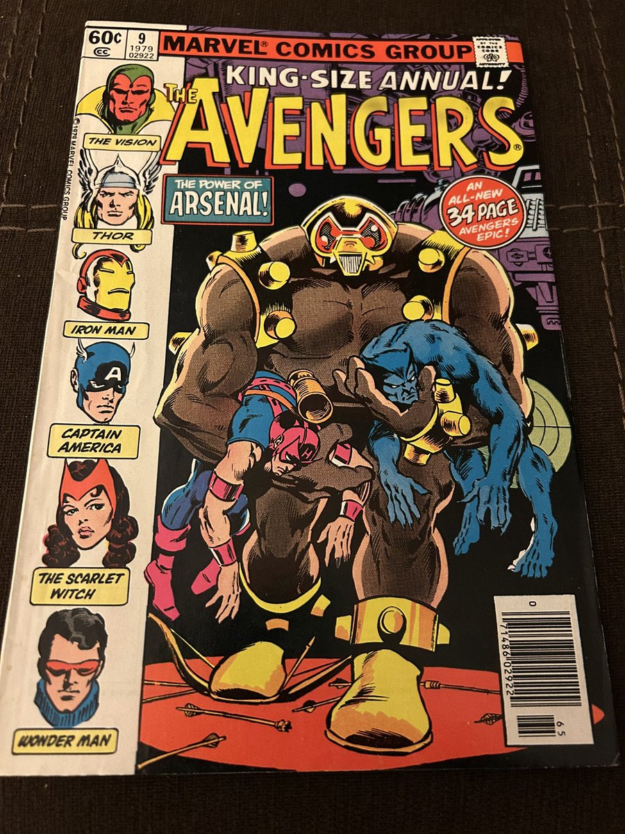 KandMComics's tweet photo. Next up on the #Avengers #ReadPile is King-Size Annual no9- “Today the Avengers Die” by Mantlo & Newton/Rubinstein. #comics #MarvelComics https://t.co/1bBrTaTKSB