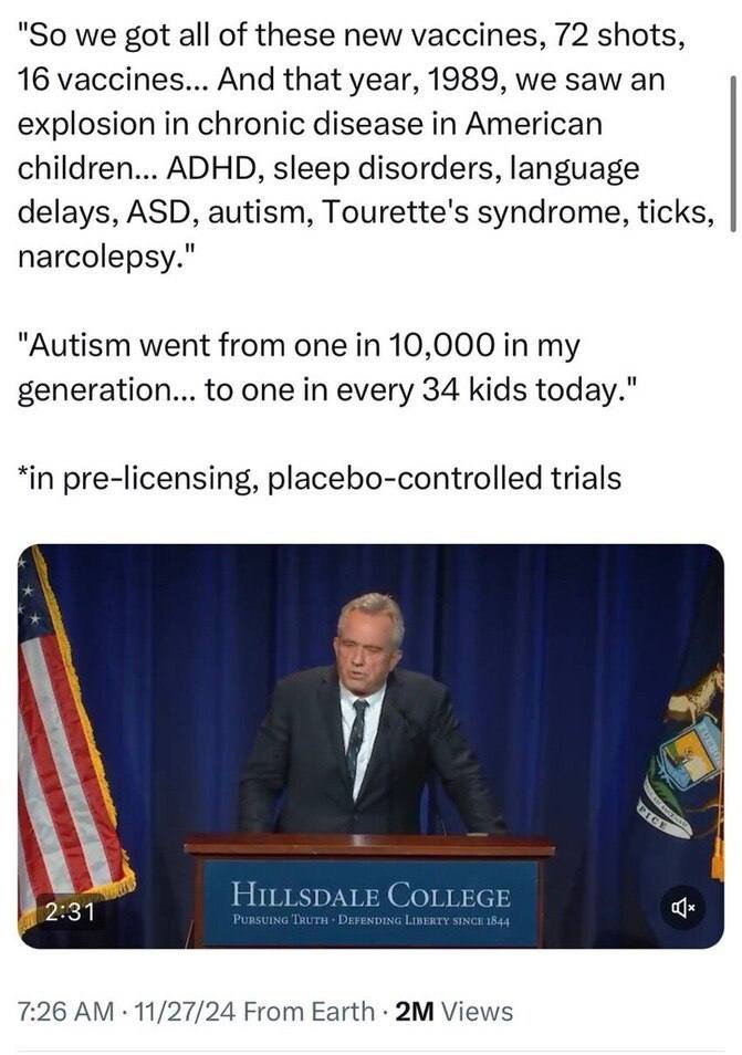 RikardRene's tweet photo. d'admettre au tribunal que RFK avait eu raison, et qu'aucun vaccin infantile prescrit par le gouvernement fédéral n'avait jamais été correctement testé pour la sécurité chez les enfants. https://t.co/z891RNVOuL