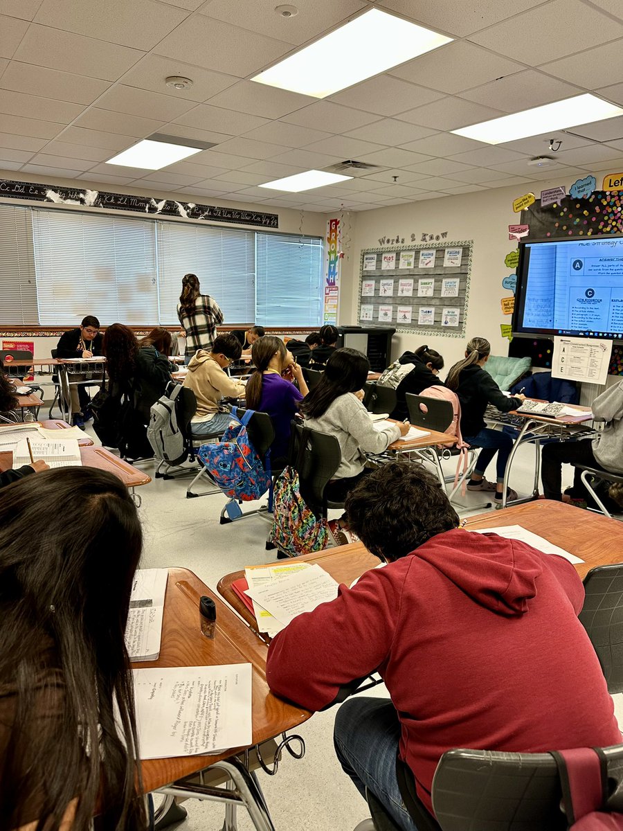 After some time off, it was evident our students were ready to get back to work! Shout out to our JH RLA teachers for some wonderful &amp; engaging lessons. You are appreciated!