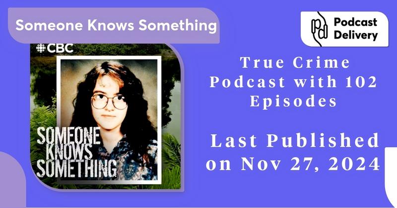 Podcast Delivery (@podcastdelivery) on Twitter photo In Season 9 of the acclaimed podcast Someone Knows Something, <a href="/dridgen/">david ridgen</a> and Christine Harron's mother reignite her 1993 disappearance case. They confront the man who confessed, seeking justice and answers for Christine's family. #podcastdelivery In Season 9 of the acclaimed podcast Someone Knows Something, <a href="/dridgen/">david ridgen</a> and Christine Harron's mother reignite her 1993 disappearance case. They confront the man who confessed, seeking justice and answers for Christine's family. #podcastdelivery