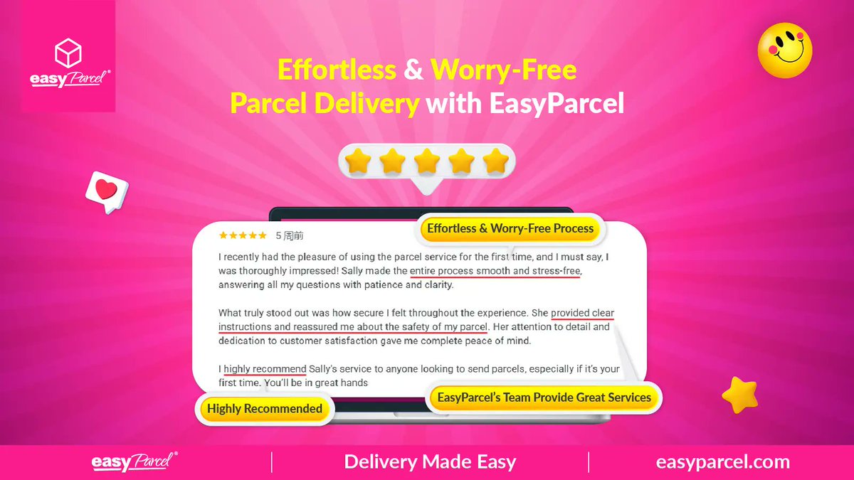 EasyParcel.com | Platform Pelbagai Kurier📦 tweet media