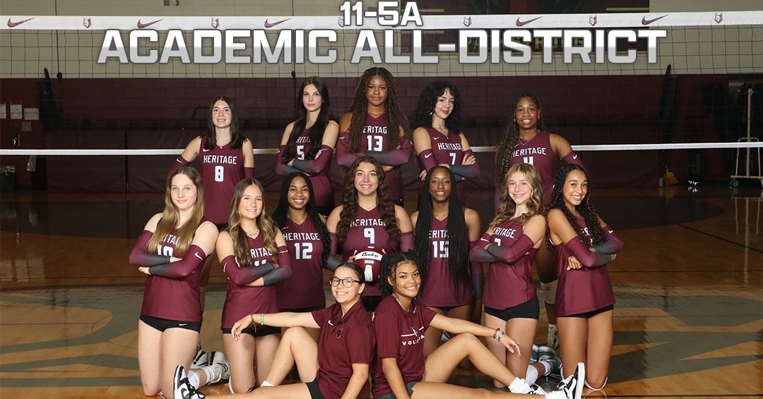 HHSCoyoteVB's tweet photo. 🤩CONGRATULATIONS🤩 to our entire team for making academic all-district!! https://t.co/Uu8EDSqLyH