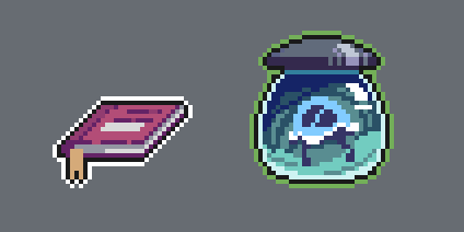 BeeboGreebo's tweet photo. A couple item sprites for something funny
#RiskofRain #riskofrain2 #riskofrainreturns #rorr #art #pixelart https://t.co/VVw0Vcn9BP