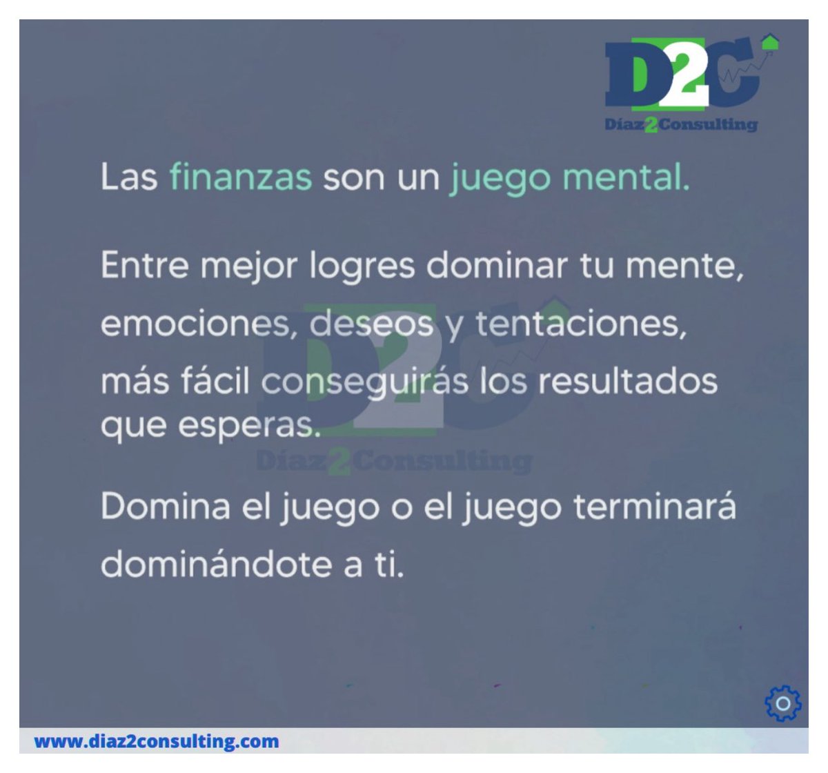 diaz2consulting's tweet photo. “FINANZAS PERSONALES”

¿Controlas tu mente o te controla a ti?

¿Te suena que así sea? 

Déjame comentarios…

D2CEnTusFinanzas #hombres #mujeres #jovenes #seguros #finanzas #inversiones #lasfinanzassonunjuegomental #controlatusemociones #controldetudinero #educacionfinanciera https://t.co/2MJkhiTMIq