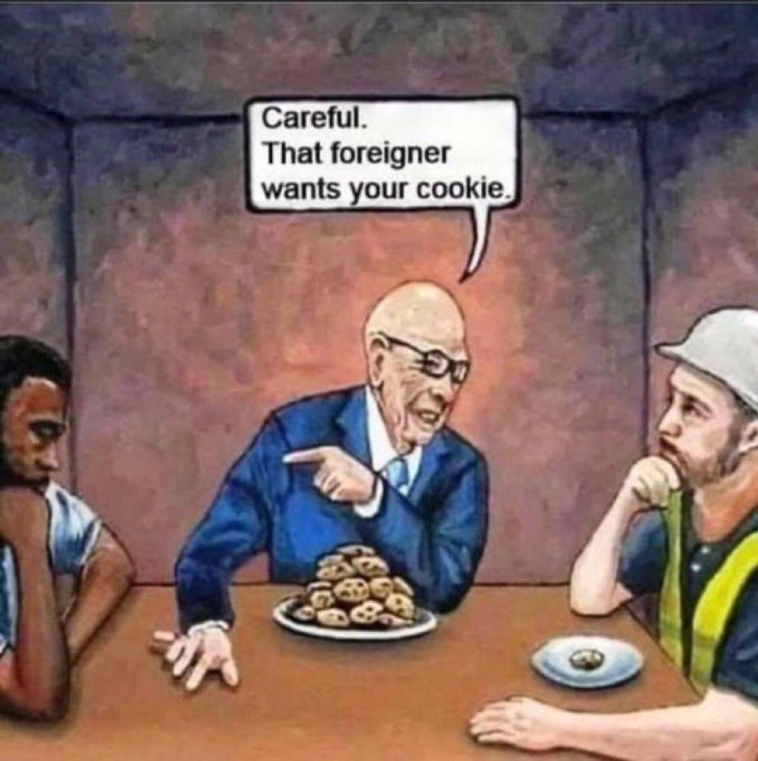 highbrow_nobrow's tweet image. How Rupert Murdoch, the founder of Fox News, divides nations.