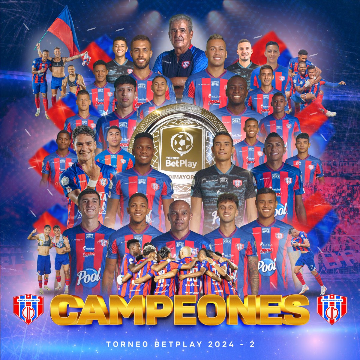 CAMPEOOOOONES 🔵🔴🙌🏻

Unión Magdalena se corona campeón del Torneo Ascenso 2024-2 🔥

¡Cada vez más cerca del ascenso! 🌪️

#unionmagdalena #TodosSomosUnión