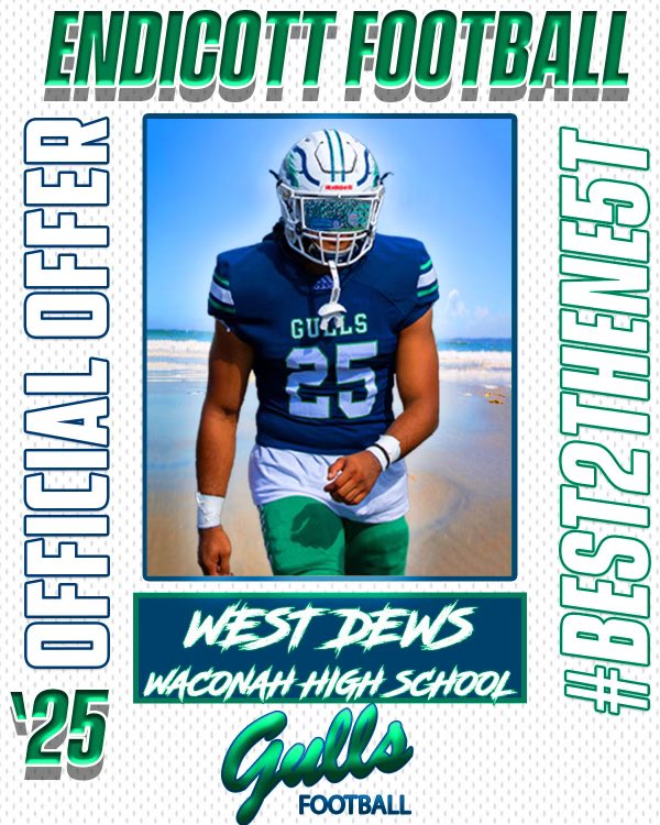 I’m blessed and happy to announce my 4th offer from Endicott!!! Huge thanks to <a href="/CoachSqualli/">Mehdi Squalli</a> and <a href="/CoachMcGonagle/">Paul McGonagle</a> for this amazing opportunity.  #AGTG