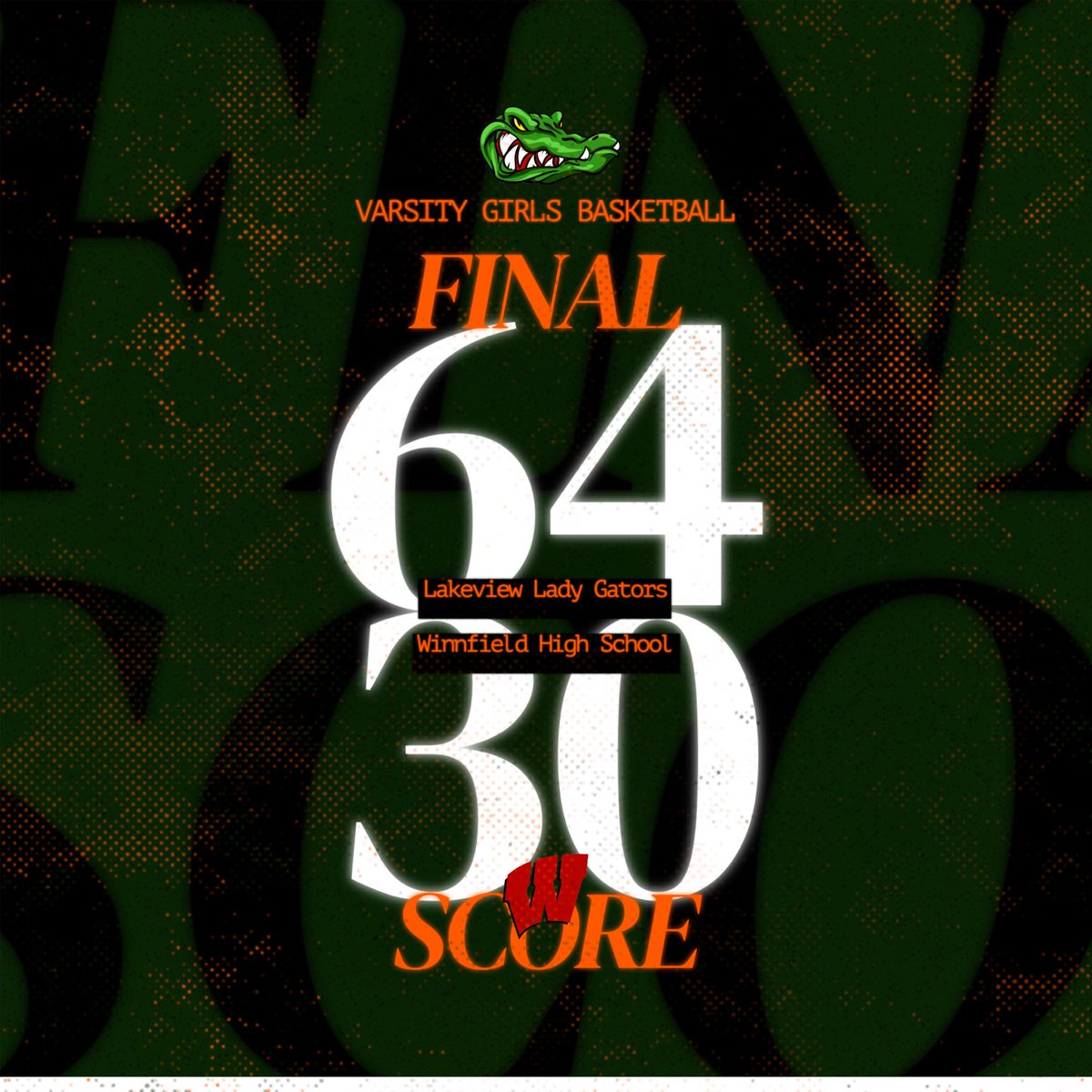 FINAL SCORE🐊