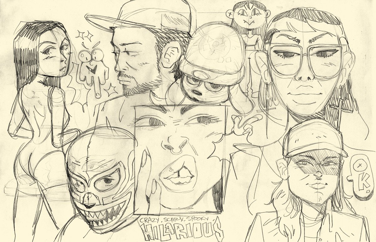 domoarce656's tweet photo. In the Meantime Pt. 1
#sketches #traditionalart #scans #sketchbook https://t.co/eKLnsSSvlS