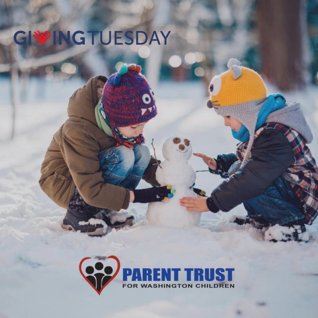Your support changes the lives of kids all over Washington State.  Supporting parents today keeps families out of crisis . Prevention has the power to create generational change – and make a real difference. Please support Parent Trust for #GivingTuesday! 
parenttrust.org/get-involved/d…