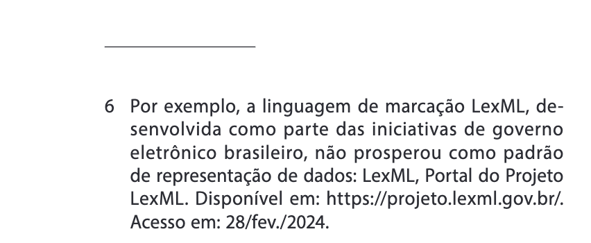 joaoli13's tweet photo. Com o devido respeito aos autores @MarcoAlmada   e @rafa_zanatta , cabe esclarecer que a afirmação contida na nota de rodapé nº 6 do artigo “Inteligência artificial, direito e pesquisa jurídica” (Revista USP, n. 141, 2024), de que a linguagem de marcação LexML "não prosperou como padrão de representação de dados", não reflete plenamente a realidade de sua aplicação no Brasil

A linguagem de marcação LexML, criada em 2009, tem sido amplamente utilizada em diversos sistemas de informação, como no Portal do Congresso Nacional https://t.co/lzGcQgqAg1, que estrutura e identifica textos articulados de forma cronológica utilizando o LexML. Ferramentas como o LexEdit (editor utilizado pelo Senado Federal e pela Câmara dos Deputados - https://t.co/pJTBU7PWl2), essenciais para a elaboração de diversos documentos (emendas, requerimentos, recurso, etc), também utilizam essa linguagem de marcação. Além disso, o histórico da evolução das ferramentas LexML, disponível no repositório de software livre https://t.co/py4yzUFn94, demonstra a abrangência e vitalidade do projeto e sua integração em diferentes iniciativas.

Outro exemplo de sua aplicação está no auxílio à equipe do projeto Codex, do Poder Executivo, para a conversão de normas para o formato LexML. Essa linguagem de marcação também é utilizada no Senado Federal, em projetos como o e-Cidadania (participação popular) e o SEDOL (protocolo eletrônico), e no Congresso Nacional, no sistema de emendas legislativas às leis orçamentárias. 

Esses exemplos demonstram que, embora não haja uma norma que obrigue a adoção do formato, o LexML é um padrão funcional, adotado e reconhecido em diversos contextos institucionais de vários órgãos.

Nesta semana, foi realizada uma reunião com as equipes que cuidam dos normativos internos do STJ, do CNJ e de três TRFs, na qual foi demonstrado o uso do parser do LexML, aplicativo que converte o formato DOCX para o LexML.

O uso da linguagem de marcação LexML no Brasil é reconhecido inclusive no exterior, como na publicação da Profª Monica Palmirani e do Prof. Fabio Vitali (Universidade de Bolonha), que são os autores do formato Akoma Ntoso, de onde surgiu o LexML Brasil mediante um processo de tropicalização do AN, adaptando-o à técnica legislativa brasileira definida pela Lei Complementar nº 95/1998.

 https://t.co/gGx1O49TpQ

Assim, com base em sua aplicação prática e na importância que desempenha em diversas frentes governamentais e legislativas, a afirmação de que o LexML "não prosperou" merece ser revista para melhor refletir a realidade de seu uso e impacto