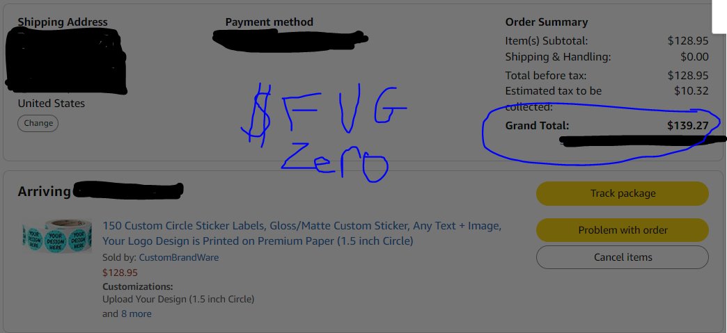 Abe98063515's tweet photo. Stickers with QR code for #FUGZERO
$139.27 https://t.co/4DbzNkBGpY