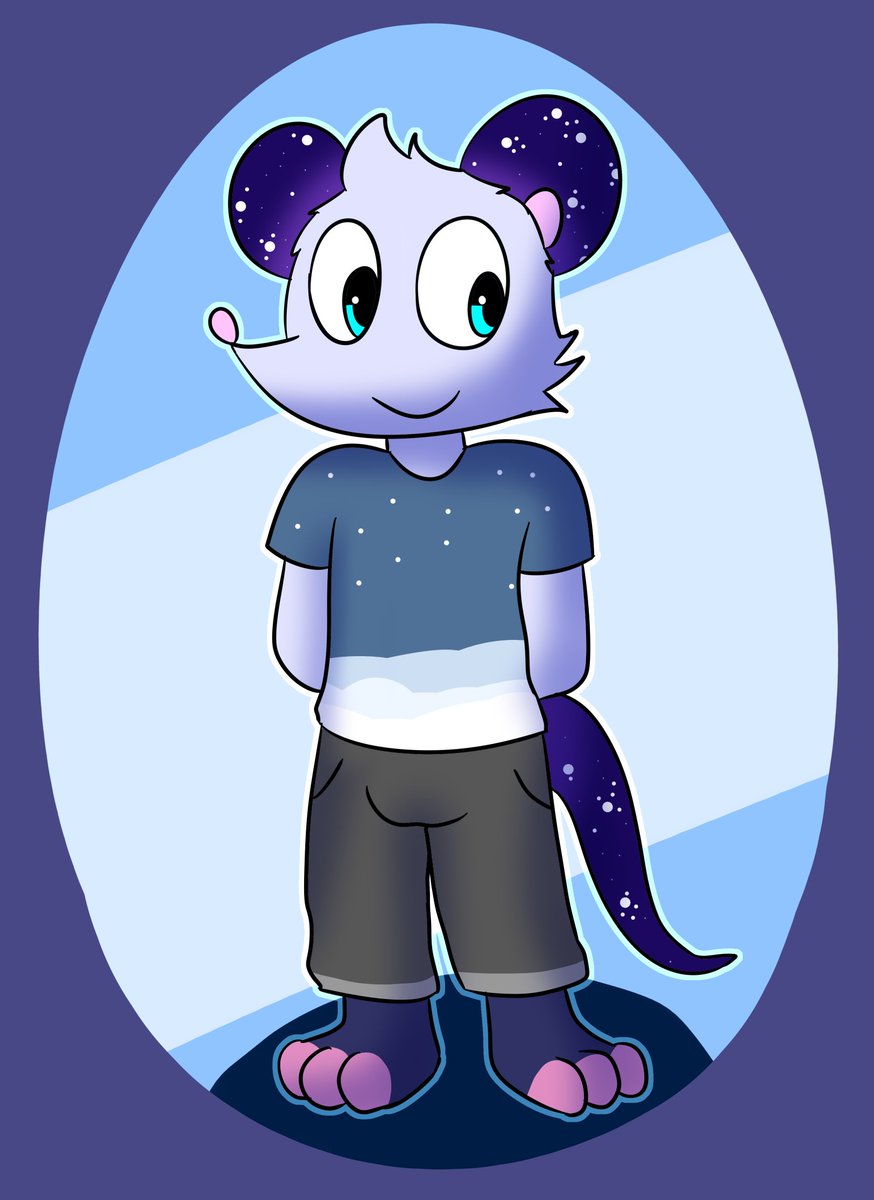 Wanted to do a little warmup now that my new pen nibs are in, so here's a little indoors winter design I came up with for da poss. :3