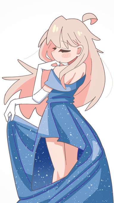 ドレスが似合う成人男性 まひろちゃん…
#おにまいお絵描き
#おにまい 