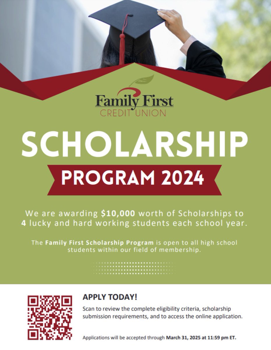 📣  Calling All Seniors!  Check this new scholarship and apply!