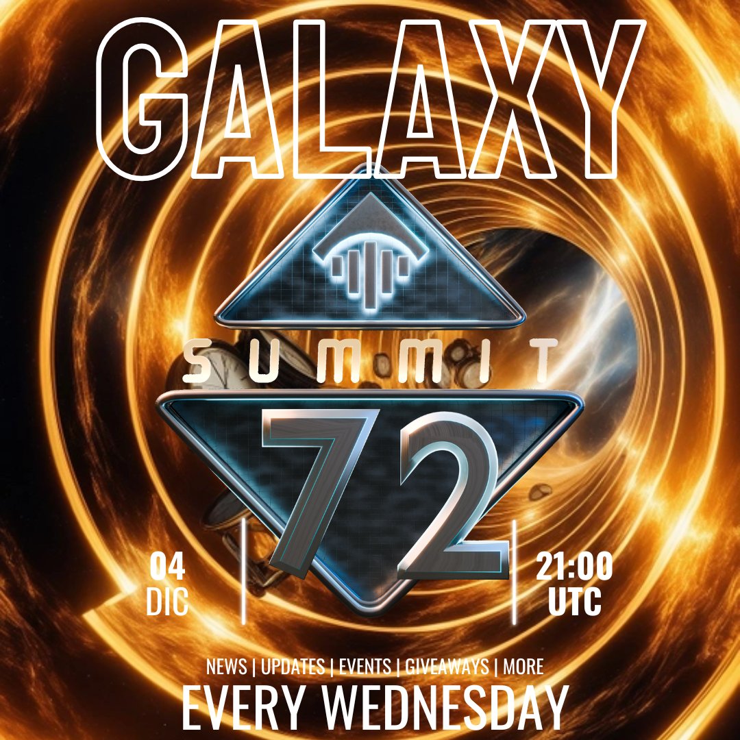 Galaxydustx's tweet photo. π Summit 72: An Unmissable Event! π
β¨ Date: Tomorrow
π Time: 21:00 UTC
π Twitch: https://t.co/0BA3J9dB52
π Get ready for exclusive reveals, important updates, and much more about GalaxyDust's future!
π‘ Donβt miss it!
#GalaxyDust #Summit72 #Mrsasoritv #GalacticUpdate https://t.co/Fns8mBg2DP