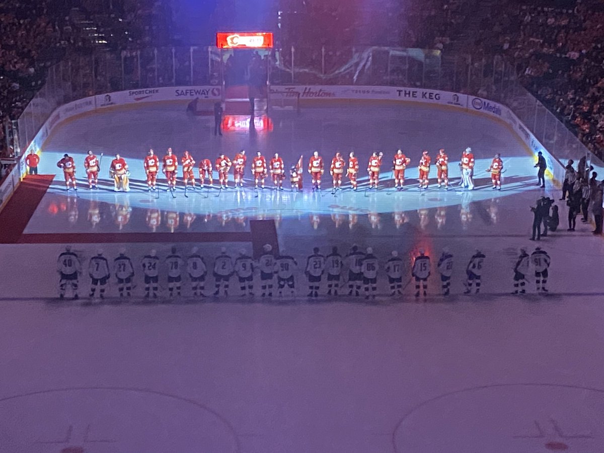 IceT_YYC's tweet photo. @NHLFlames No place better #Dome #JohnnyForever https://t.co/28iNmJg7f1