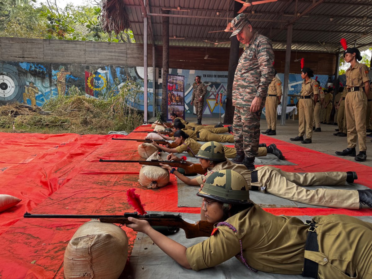 Jai hind!
Day 5 of CATC: 2 MAH Engr Regt cadets in action during their firing practice! Honing skills and pushing limits. #CATC #FiringPractice
<a href="/jaguarjessami/">Jagpal</a> 
<a href="/RNawarkhele/">Rajesh Nawarkhele</a>