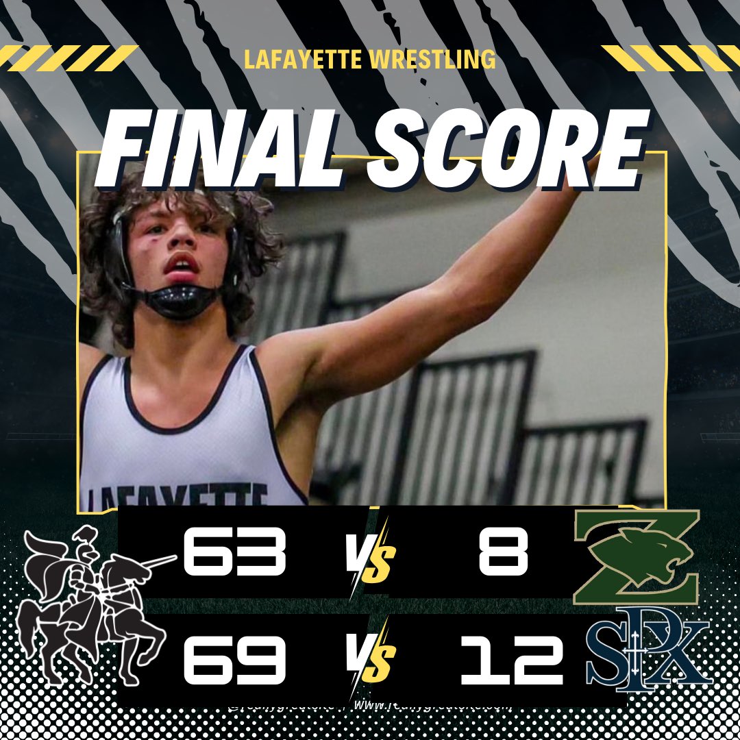 LHSwrestlers's tweet image. Great start to the season for the Lancers with wins over Fort Zumwalt North and Saint Pius X (Festus). JV boys also defeated Saint Pius 36-9.

#BeTheStorm #LessThan1%