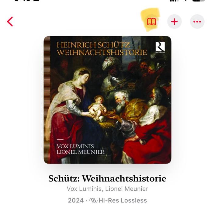 SritaKaren's tweet photo. Si tienes #AppleClassical puede revisar el booklet o “librito” como el que traen los discos 💿 físicos. 🤓 https://t.co/fUW35YePer