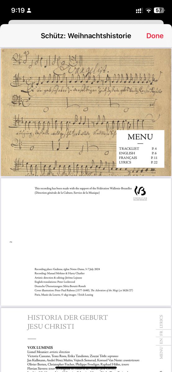 SritaKaren's tweet photo. Si tienes #AppleClassical puede revisar el booklet o “librito” como el que traen los discos 💿 físicos. 🤓 https://t.co/fUW35YePer