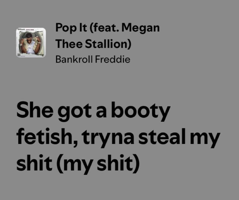 maddytheemack's tweet photo. @theestable @theestallion One of her best features ever has an extremely underrated double entendre imo https://t.co/zwJyCcFbvT