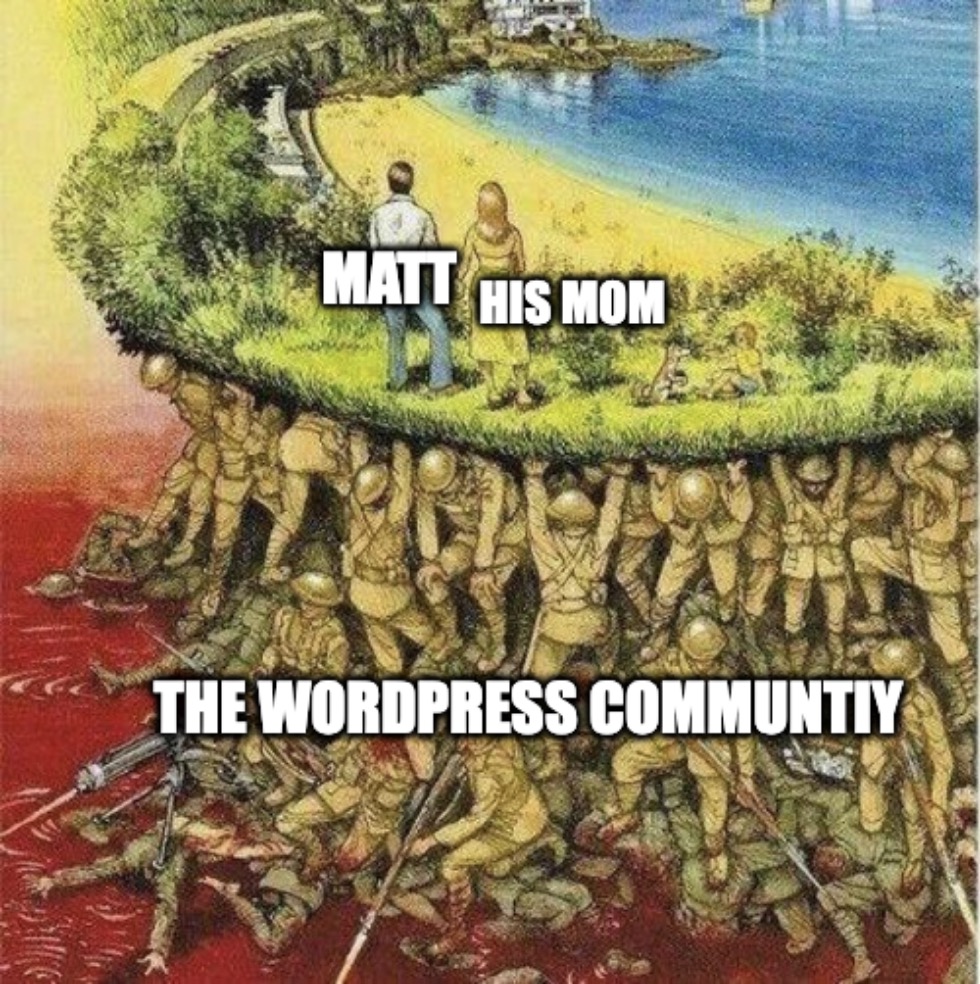 deviorobert's tweet photo. He built his entire life off the back's of the WordPress Community.

Prove me wrong 🤷‍♂️

#WordPress https://t.co/X9ZLdCDKMs