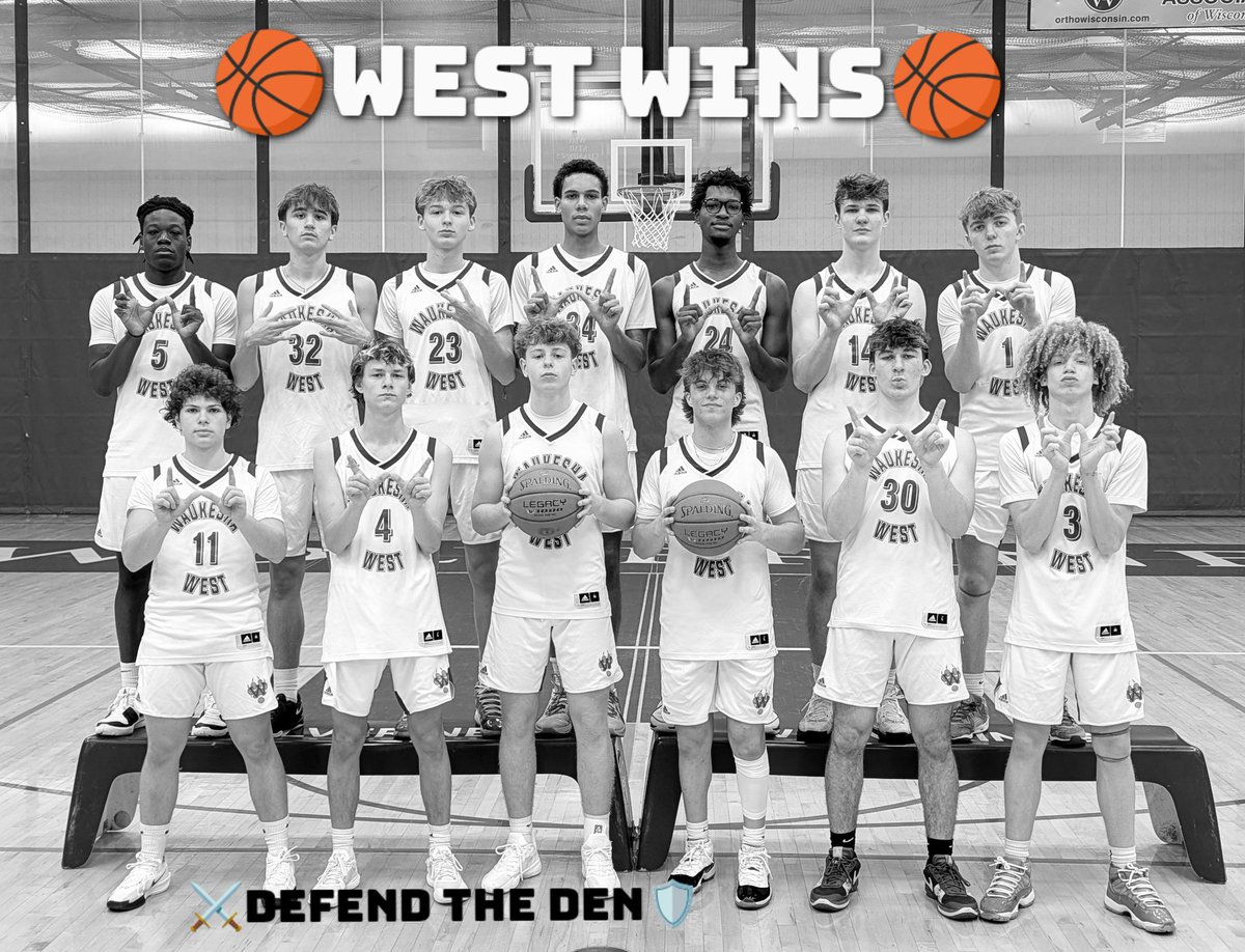 WaukWestHoops's tweet photo. West goes 3-0 on the road tonight! Varsity - Waukesha West 81. North 54.
Guys were stars in their role tonight! TEAM WIN! 💪💯🏀
#defendtheden #EGBs #impactwinning https://t.co/Ap4WBfrsd2