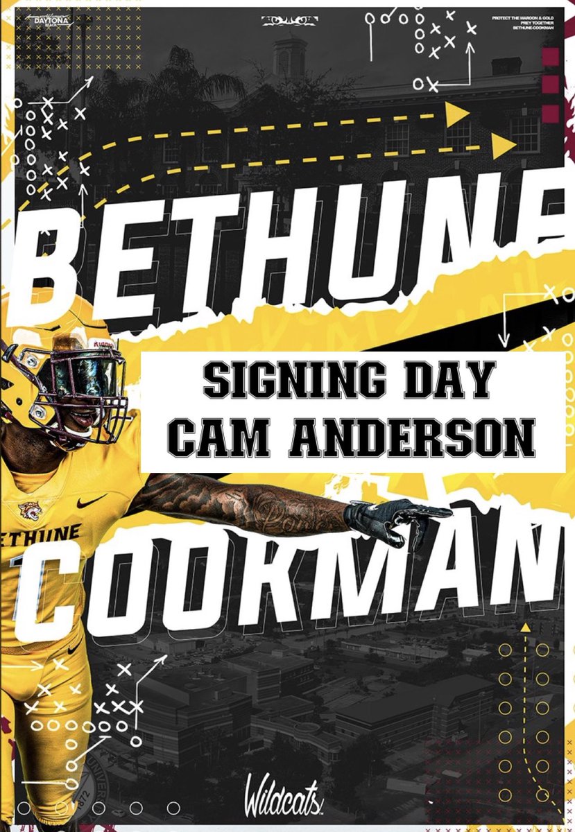 Cameron Anderson (@d1cam5) on Twitter photo I will signing tomorrow at Miami Northwestern Sr. High 🙏🏿 <a href="/BCUGridiron/">🏈 Bethune-Cookman Football</a> <a href="/mnw_fb/">Miami Northwestern_FB</a> I will signing tomorrow at Miami Northwestern Sr. High 🙏🏿 <a href="/BCUGridiron/">🏈 Bethune-Cookman Football</a> <a href="/mnw_fb/">Miami Northwestern_FB</a>