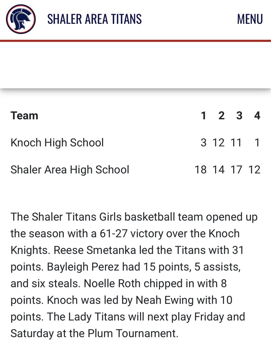 Buckets and a Dub!!

<a href="/bayleighperez1/">Bayleigh Perez</a> starting her senior year doing what she does…filling up the stat sheet🔥

15 points, 5 assists, 6 steals…yep, sounds like Bayleigh being Bayleigh😎

#ATTACK #GetBuckets #StrickHoopsFam