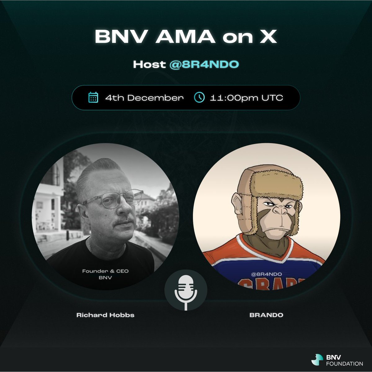 I will be chatting with <a href="/8R4NDO/">BRANDO 🦍</a> tomorrow morning.

Talking all about the Fa$h ecosystem and IFO (sale.bnv.foundation) and getting some culinary tips.....

<a href="/bnv_me/">Brand New Vision</a> #futureoffashion #cryptoforgood