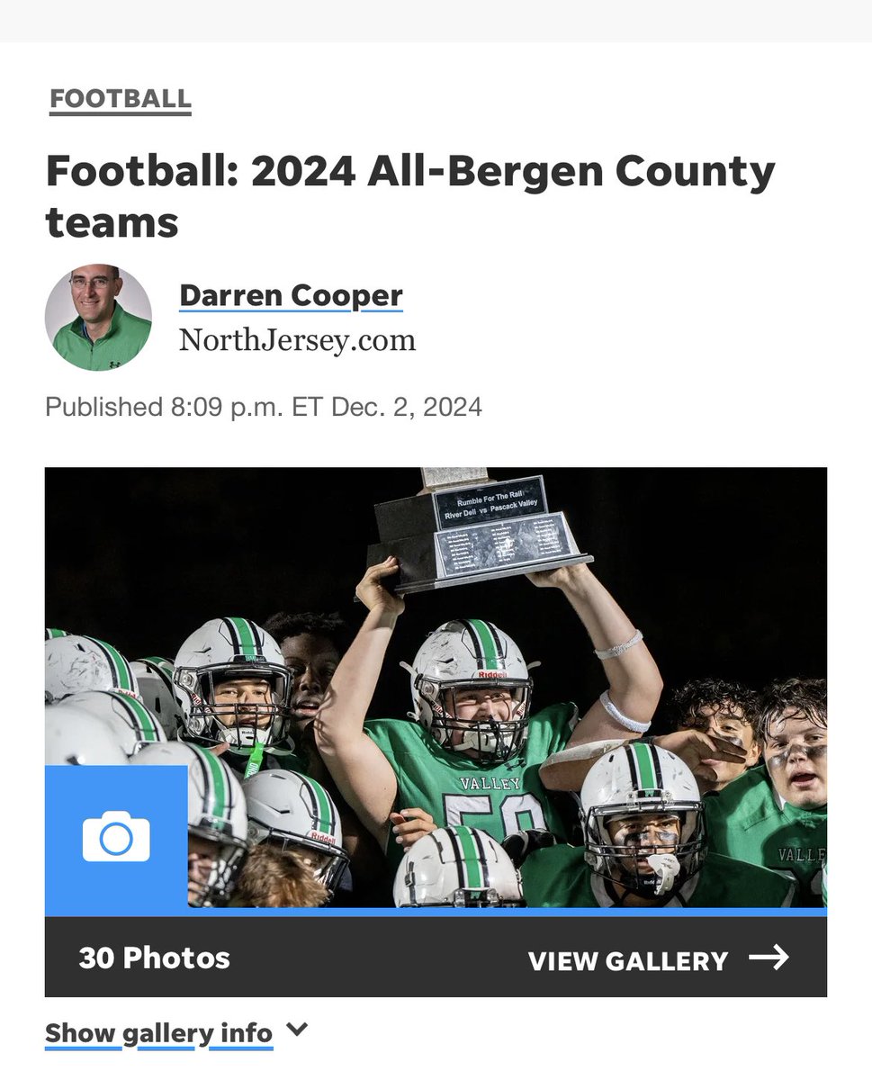 MichaelPembrok2's tweet photo. I’m blessed to be named 2nd Team All Bergen County!

@NHighlandsFB @coachdcord @coachpinc https://t.co/QOt9wvVIN7