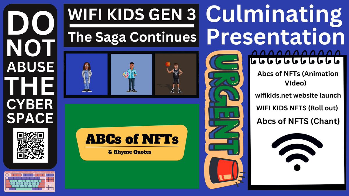 Good News cyber friends. We just launched our online learning (COMMUNITY) on SKOOL. Come and join us as we navigate web 3.

skool.com/wifikids-8942