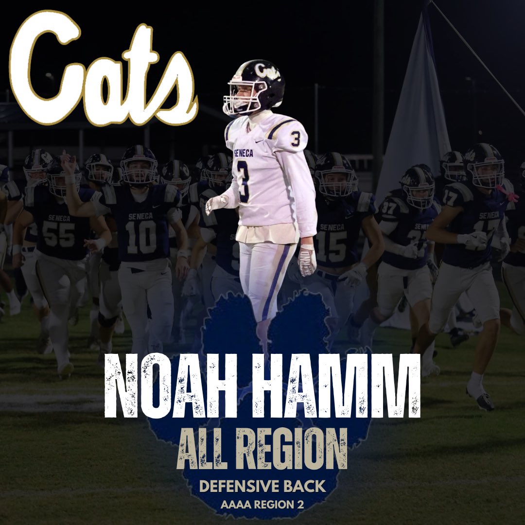 Noah Hamm (@noahghamm07) on Twitter photo Blessed to receive my 1st All Region selection!
<a href="/Coach_Ellis/">Coach Ellis</a> <a href="/CoachDCrane/">Coach Crane</a> <a href="/christian_nix45/">Christian Nix</a> <a href="/SenecaRecruits/">Seneca Bobcat Football Recruits</a> Blessed to receive my 1st All Region selection!
<a href="/Coach_Ellis/">Coach Ellis</a> <a href="/CoachDCrane/">Coach Crane</a> <a href="/christian_nix45/">Christian Nix</a> <a href="/SenecaRecruits/">Seneca Bobcat Football Recruits</a>