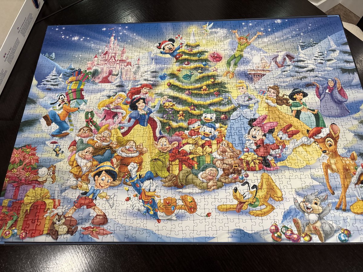 Winter Puzzle Number 2!  The family went to town and finished this in 4 days.  It’s 1000 pieces and the kids did pieces between commitments!  On to number 3!
