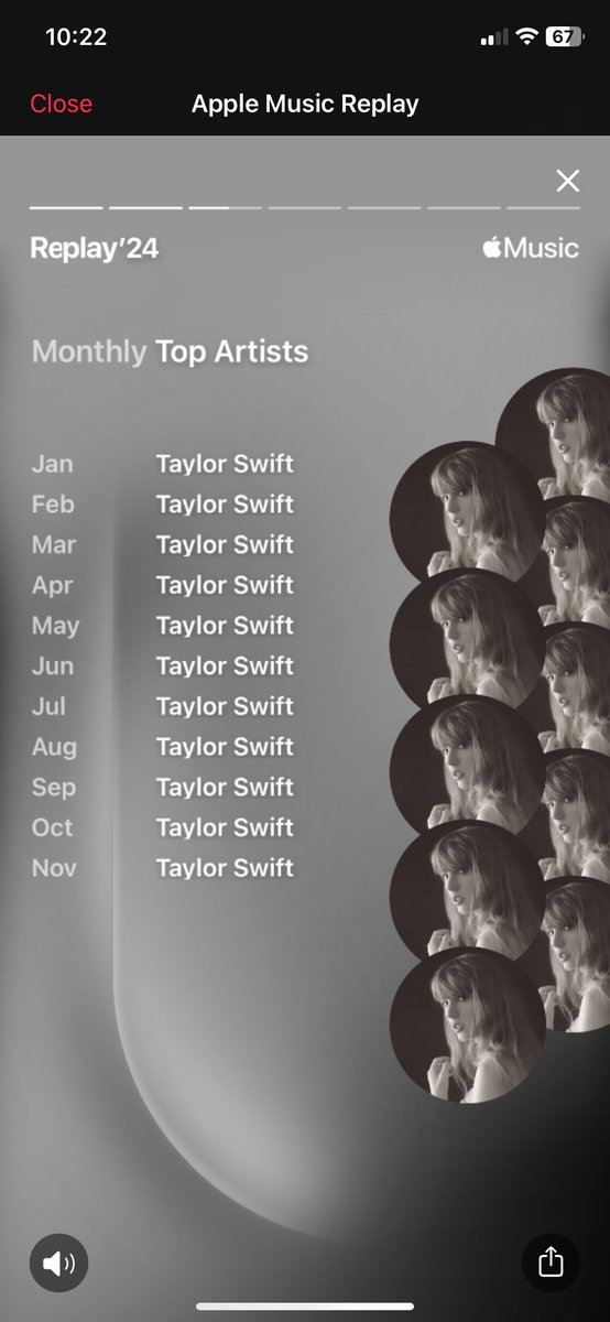 Pickelssanchez's tweet photo. #AppleMusicReplay #AppleMusicReplay2024 @taylorswift13 @taylornation13 https://t.co/GxLj47RWYM
