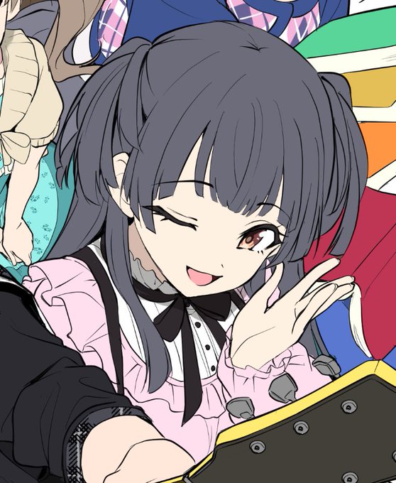 今アイマスexpo本の表紙で冬優子描いてる 