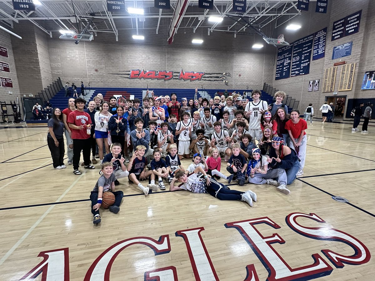 DakotaRidgeHS_Athletics (@drhs_athletics) on Twitter photo Eagles Basketball get the first victory of the year! Eagles Basketball get the first victory of the year!