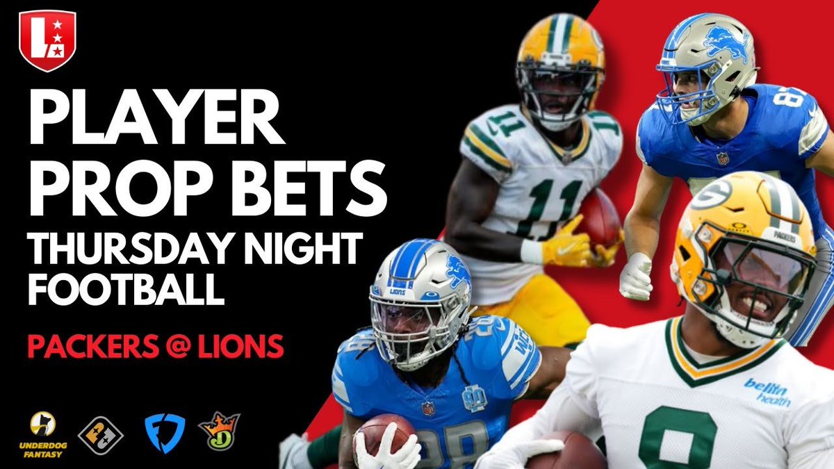 LineStarApp's tweet photo. π Week 14 TNF Top Props! π
It's Packers vs. Lions under the primetime lights! π₯ @ShannonOnSports & @FlatTyler83 are breaking down the best props for #GBvsDET
π₯ Watch now: https://t.co/fBG7cMWjk4
#TNF #NFL #PlayerProps #PropsAI https://t.co/QOBRf3s33R
