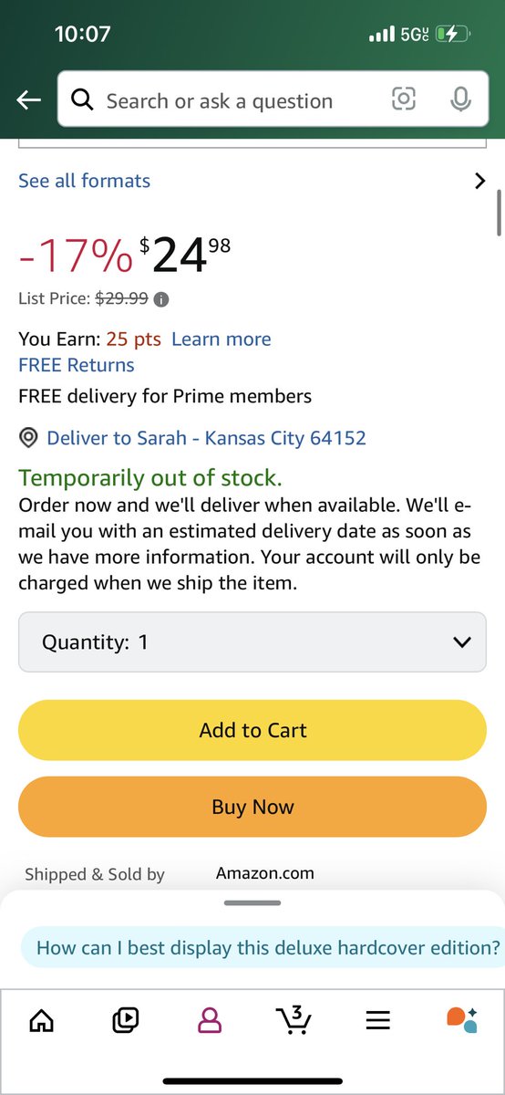SbcWolfie's tweet photo. Y’all wtf? I have had this book on PRE-ORDER since October 18th‼️ HOW THE FUCK IS IT “Temporarily out of stock” WHEN I PREORDERED THE BITCH??

#TGCF #tianguancifu #heavenofficalsblessing #books #amazon #wtf #PreOrder https://t.co/UH6o1S7Zub