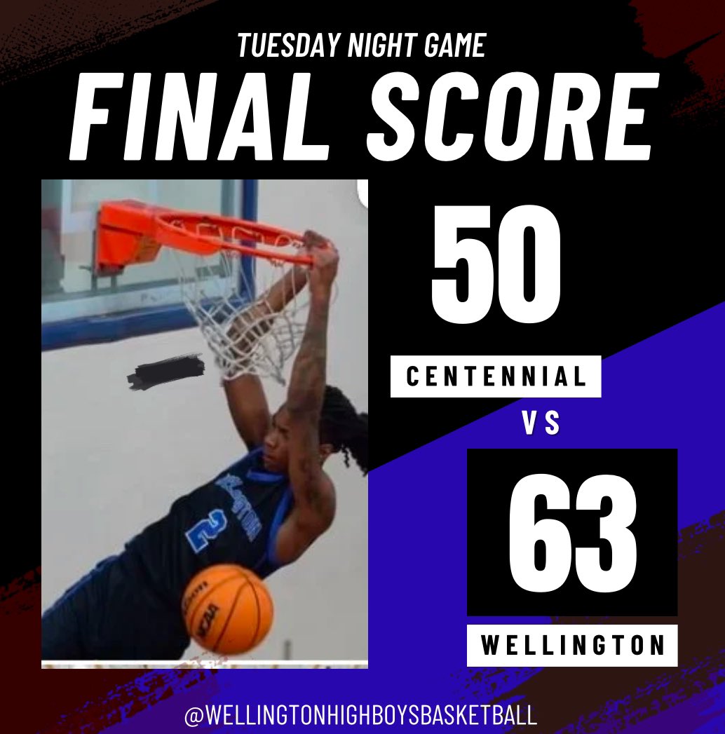 Wellington HS BBall tweet media