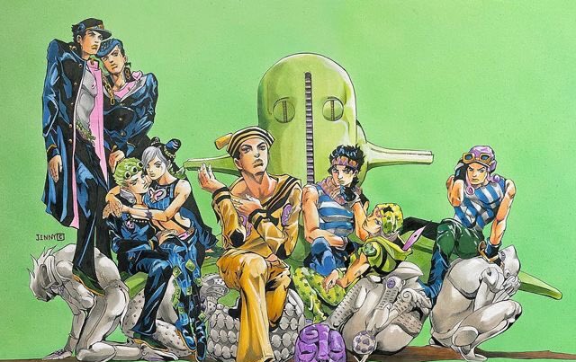 toraostar's tweet photo. we listen and we don’t judge: jojo’s bizarre adventure edition. https://t.co/Vfx5ZN77Dt