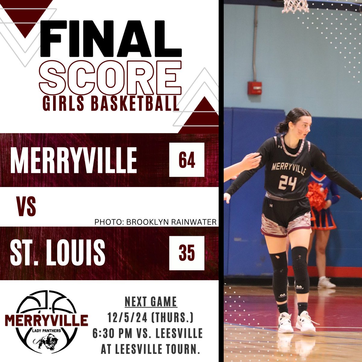 LadyPanthersMHS's tweet photo. Cournoyer | 36 pts 
M. Williams | 13 pts https://t.co/RQQ3aoqBhI