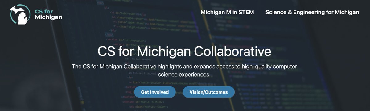 MiSTEMregion9's tweet image. Consider CS Professional Learning
CSforMichigan sponsors registration costs for multiple workshops for Michigan educators. Workshops available during the week July 28-Aug 1, 2025 & Aug 4-8, 2025. More info at mistemcollaboratives.org/collaborative/… #CSEdWeek