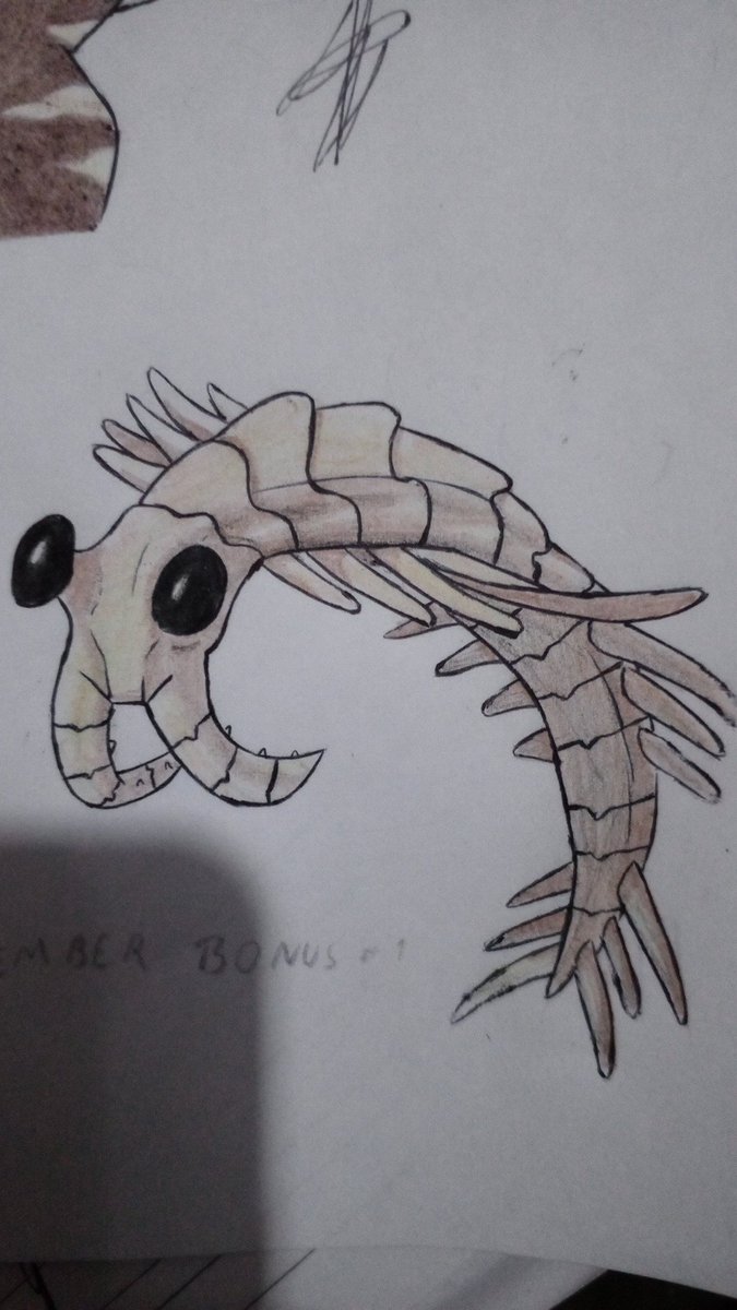 afton777's tweet image. #Dinovember día bonus: Anomalocaris

En general se me complicó un poco y no quedó como quería, Pero igual espero les guste mucho
