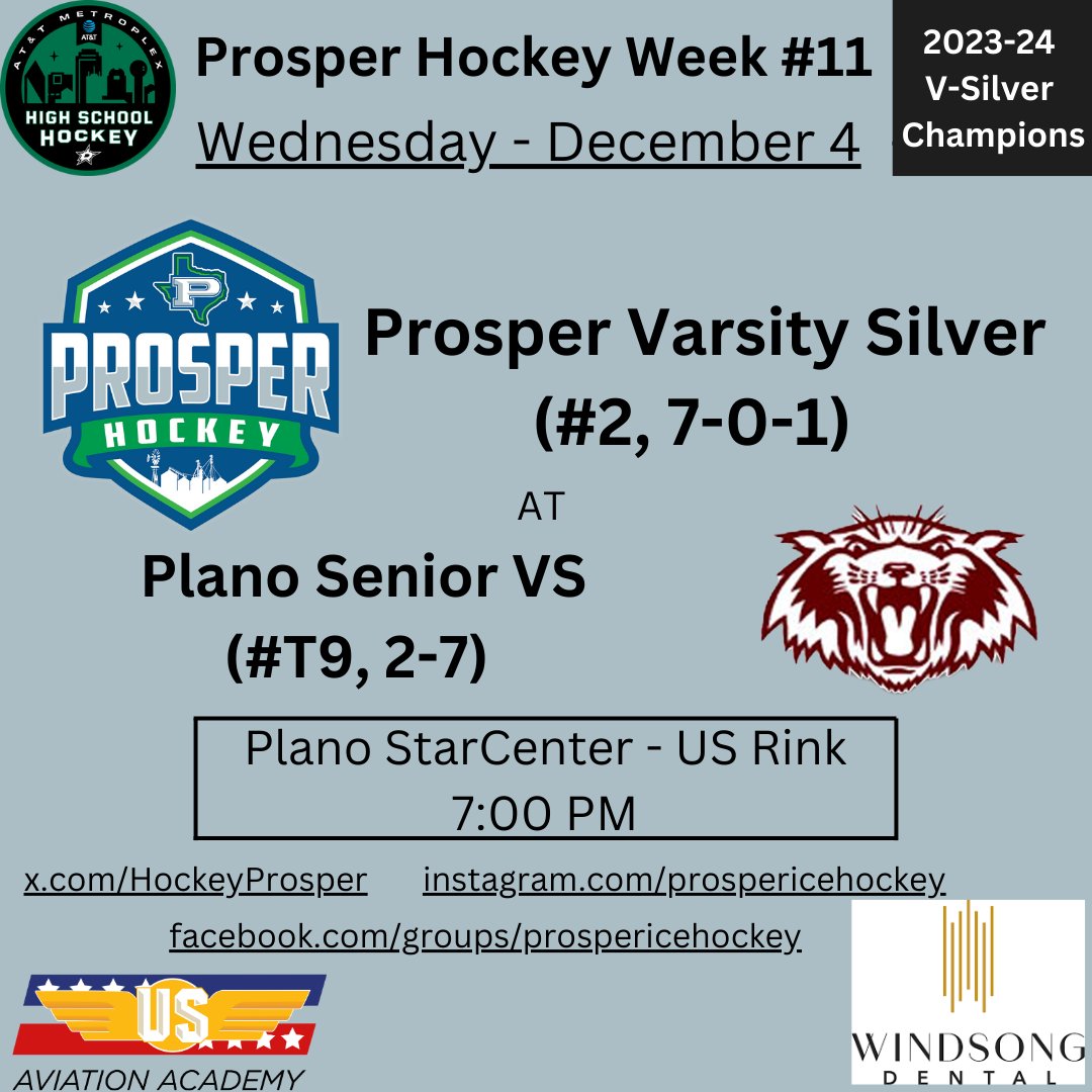 Back at it with a Varsity Silver game on Wednesday night.
#GoProsper
<a href="/ProsperHS/">Prosper High School</a> <a href="/RockHillHS/">Rock Hill High School</a> <a href="/WalnutGroveHS/">Walnut Grove High School</a> <a href="/RockHillMedia/">Rock Hill Media</a> <a href="/EagleNationNews/">Eagle Nation Network</a> <a href="/TheGroveMedia/">Grove Media</a> <a href="/ProsperHaysMS/">Hays Middle School</a> <a href="/PISDReynolds/">Reynolds Middle School</a> <a href="/ProsperRogersMS/">Rogers Middle School</a> <a href="/ProsperRushing/">Rushing Middle School</a> <a href="/ProsperISD/">Prosper ISD</a>