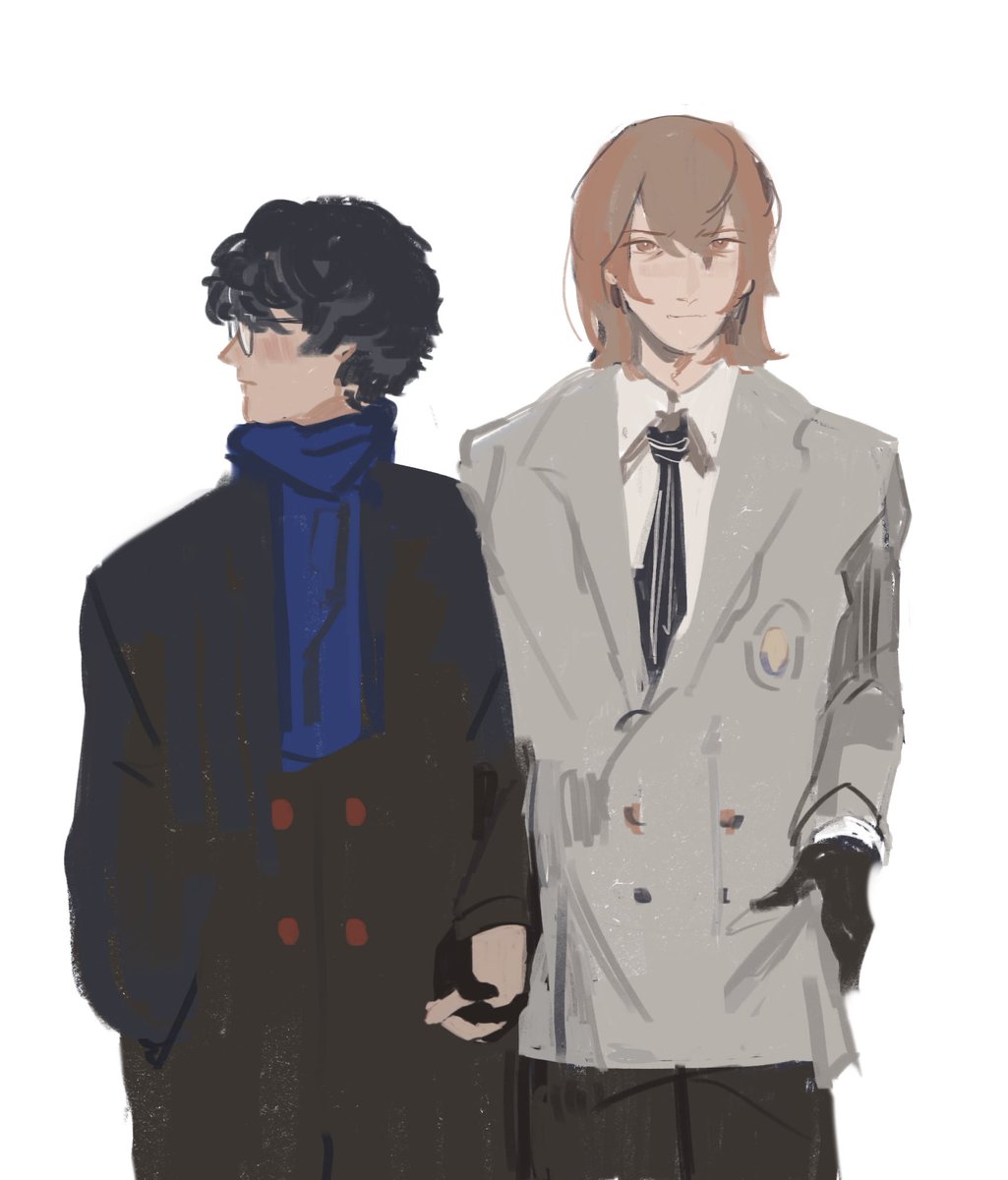 snowkying's tweet photo. akechi i forgot gloves akechi my hands are cold https://t.co/KQL8DO8ssr